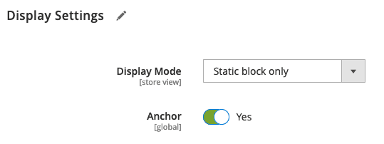 magento 2 category is anchor yes